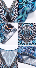 Sakkas Georgettina Flowy Rhinestone V Neck Long Caftan Dress/Cover Up