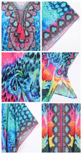 Sakkas Georgettina Flowy Rhinestone V Neck Long Caftan Dress/Cover Up